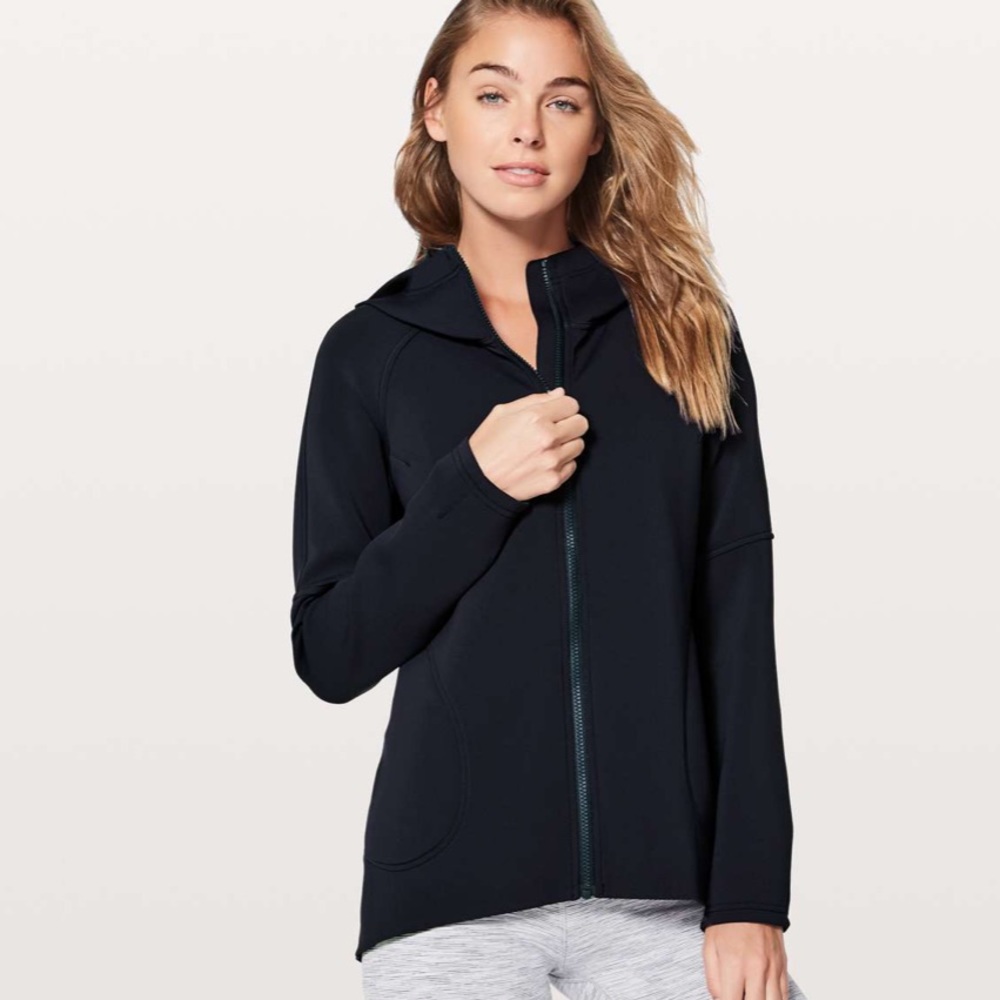 Lululemon Athletica Navy Full-Zip Hoodie